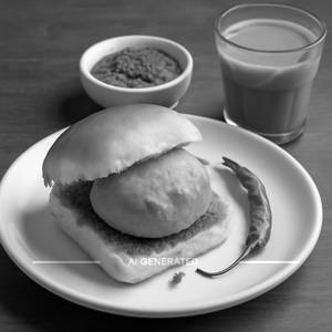 Vada pav plate