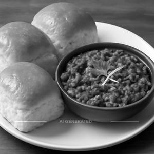 Mutton Kheema Fry Gotala Pav
