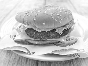 Veg Chilli Lava Burger