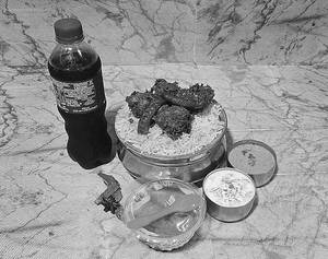 Goungra Chicken Biryani With Double Ka Metha And Soft Drink 250ml