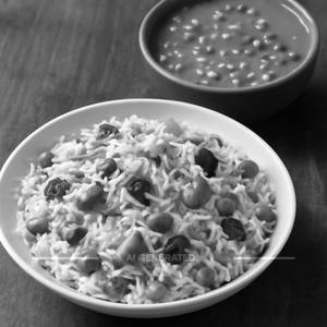 Kashmiri Pulao With Matar Curry Sweet