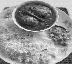 Egg Curry With Basmati Rice
