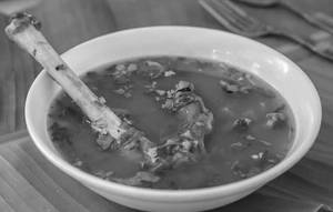Mutton Leg With Soup