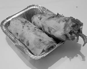 Veg Soya Tikka Roll (2 Rolls)