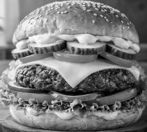 Cheese mayo burger