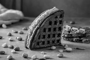 Kunafa Choco-crunch Waffle Sandwich