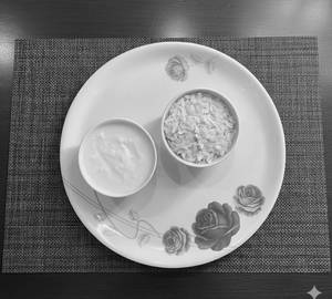 Dahi Poha And Sugar Pouch ( Breakfast )