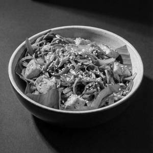 Chicken Buckwheat Noodles Bowl