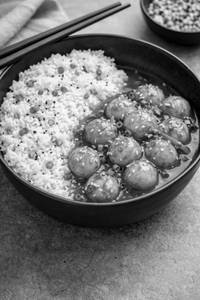 Silky Chilli Potato ( Rice Bowl )