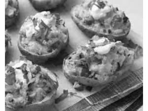 Italian Fusion Stuffed Potato
