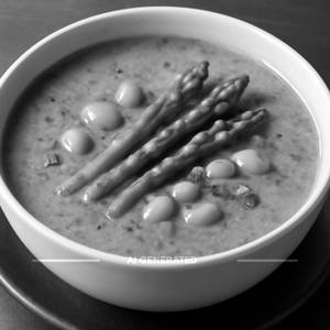 Asparagus Edamame Soup