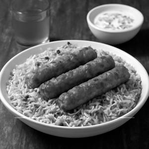 Chicken Seekh Kebab Biryani