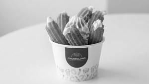 Filled Vanilla Churro Tub