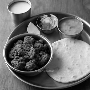 Chicken Sukka Thali With Bhakri