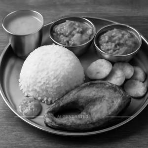 Combos 16  Fish Thali (1 pc)