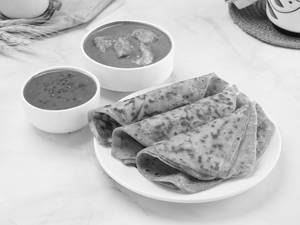 Butter Chicken, Dal Makhani, Paratha Thali