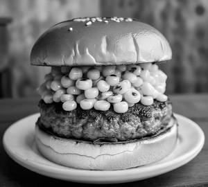 Corn Topping Burger