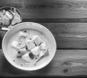 Paneer special white gravy