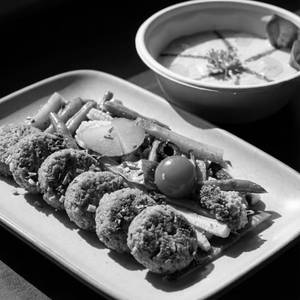 Baked Falafel & Hummus