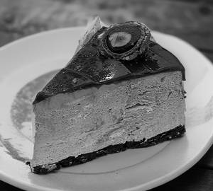 Nutella Cheesecake slice