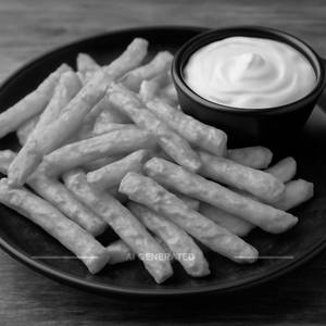 Peri Peri Fries with Cheese Dip