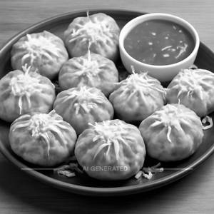 Fried Cheese Momos (Full Plate) (10 Pcs)