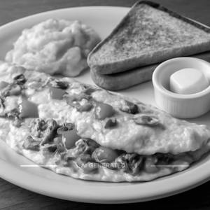 Veggie Cheese Omelette