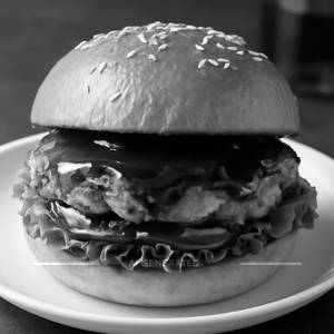 Barbeque chicken cheese burger