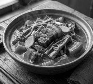 Pork Boil With Dried Bamboo Shoot