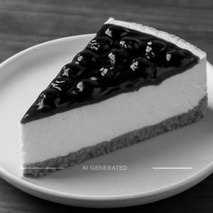 Blueberry Cheese Cake Slice