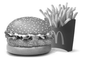 McVeggie Burger + Fries (M)