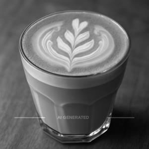 Latte coffee