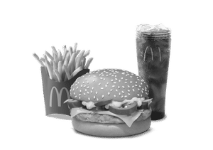 Grilled Cheese and Chicken Burger Combo