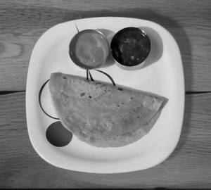2 Wheat Dosa with Sambar