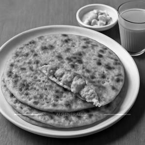 Aloo + Paneer Paratha