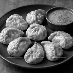 Chicken Tandoori Dry Momos [8 Pcs]
