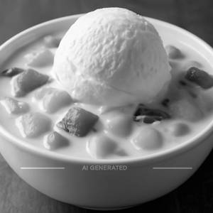 Fruit Custard With Ice Cream