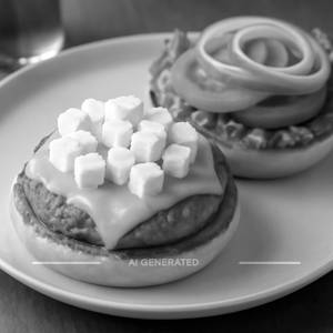 Open Cheese Burger