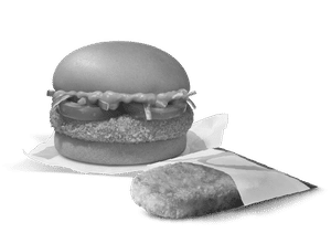 McAloo Tikki  Burger + Hashbrown