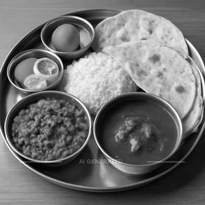Mutton Kheema Thali