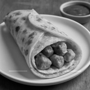 Double Egg Paneer Roll                                                                          