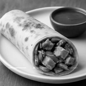 Veg paneer shawarma 