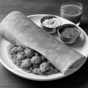 Onion Butter Masala Dosa