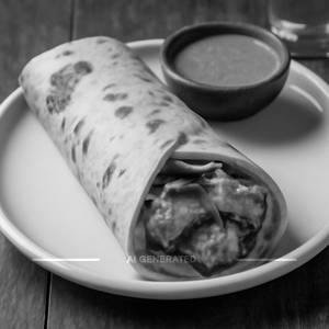 Paneer tikka roll