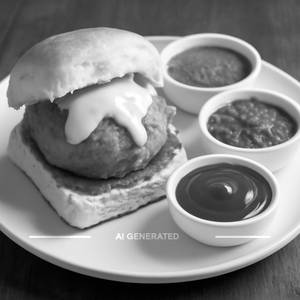 Butter Cheese Vada Pav
