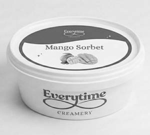 Mango sorbet