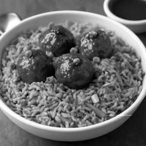 Veg manchurian fried rice