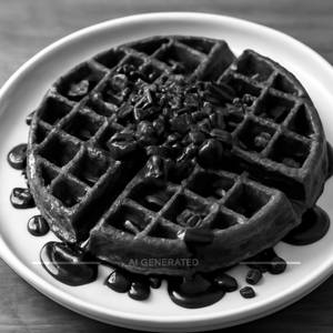 Triple Chocolate Waffle
