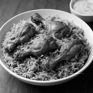 Mutton dum biryani [2 pieces]
