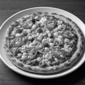 Veg Corn Maslaa Pizza